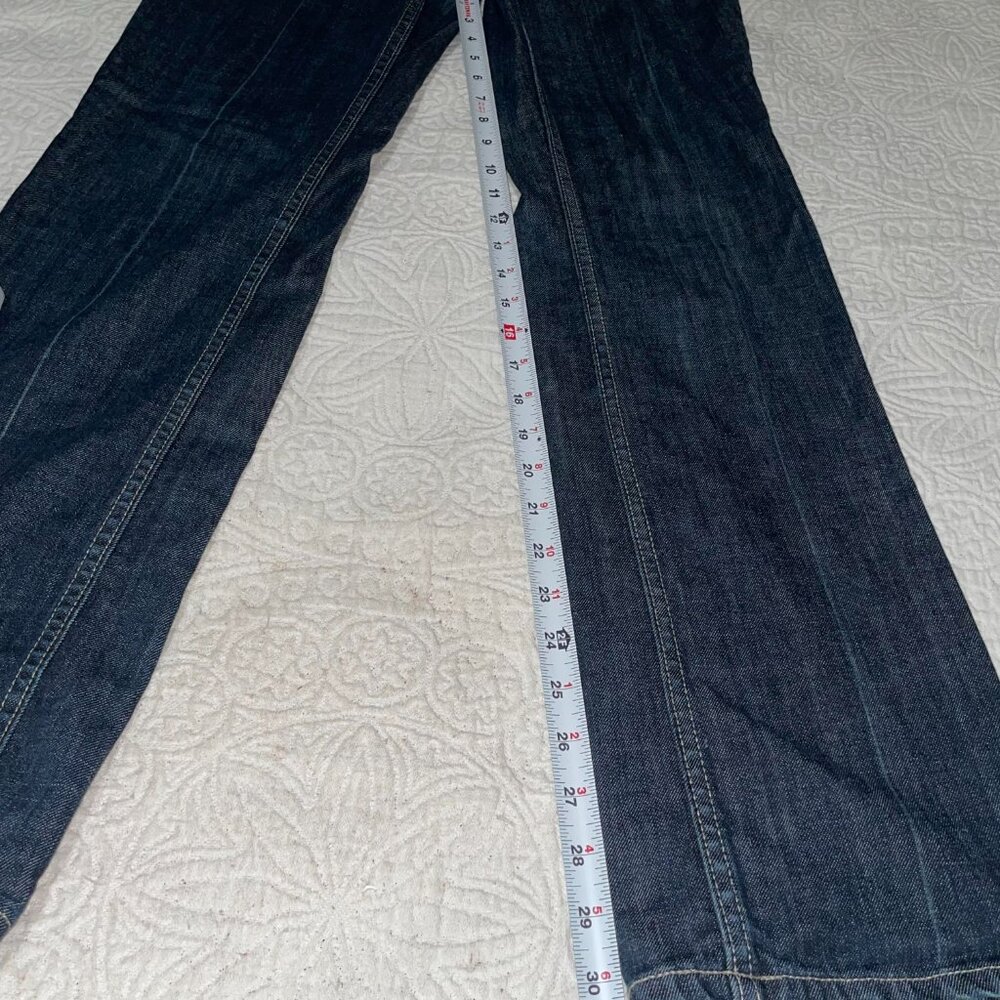 Banana‎ Republic Wide Leg Blue Jeans Size 6 - Picture 9 of 9